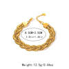 Casual Vacation Sweet Twist 304 Stainless Steel 14K Gold Plated Bracelets In Bulk