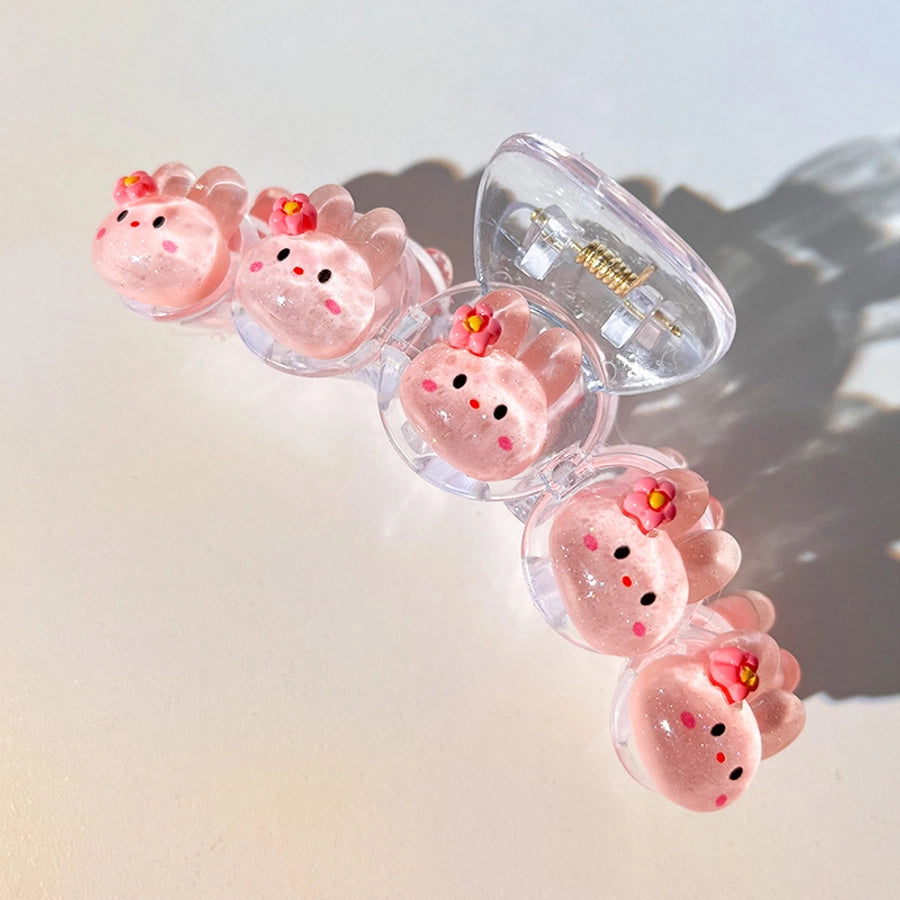 Women's Cartoon Style Peach Strawberry Plastic Resin Hair Claws