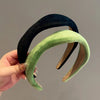 women's sweet solid color suede hair band