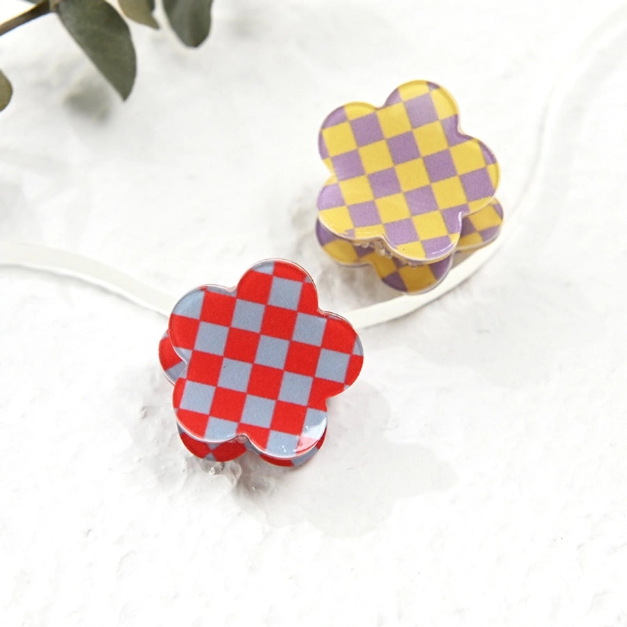 Women's Sweet Flower Arylic Hair Claws