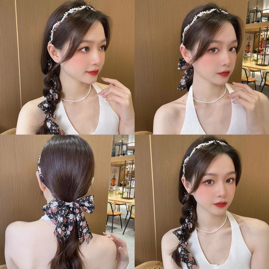 Women's Simple Style Ditsy Floral Cloth Hair Band