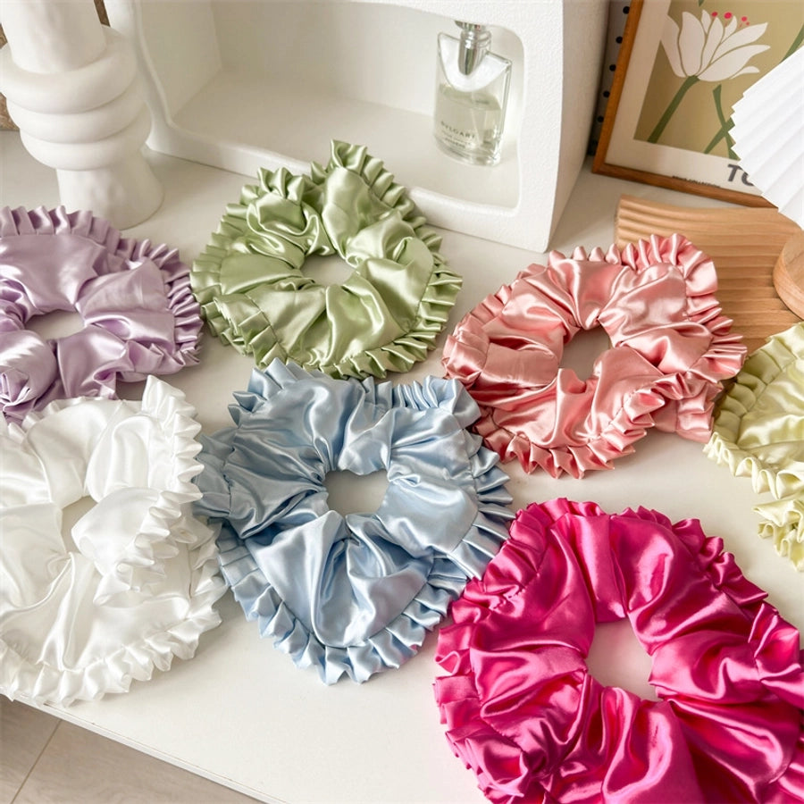 Women's Simple Style Classic Style Solid Color Cloth Handmade Hair Tie