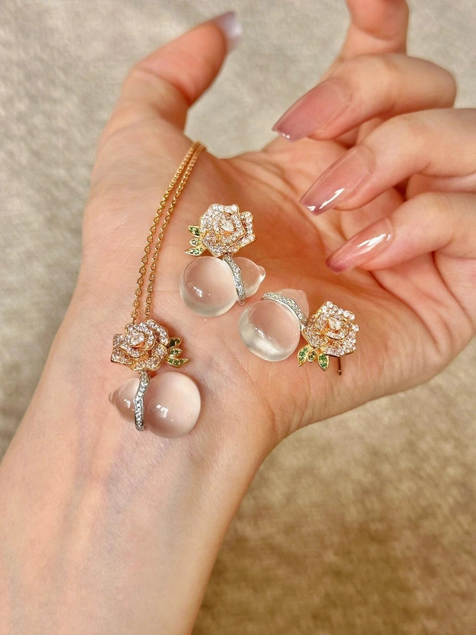 925 Sterling Silver Plating Flowers Plant Flowers