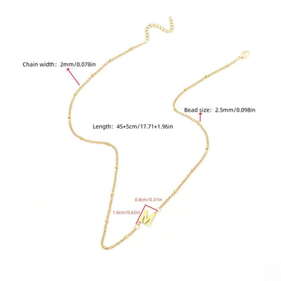 Jewelry Simple Style Classic Style Letter 201 Stainless Steel 304 Stainless Steel Pendant Necklace