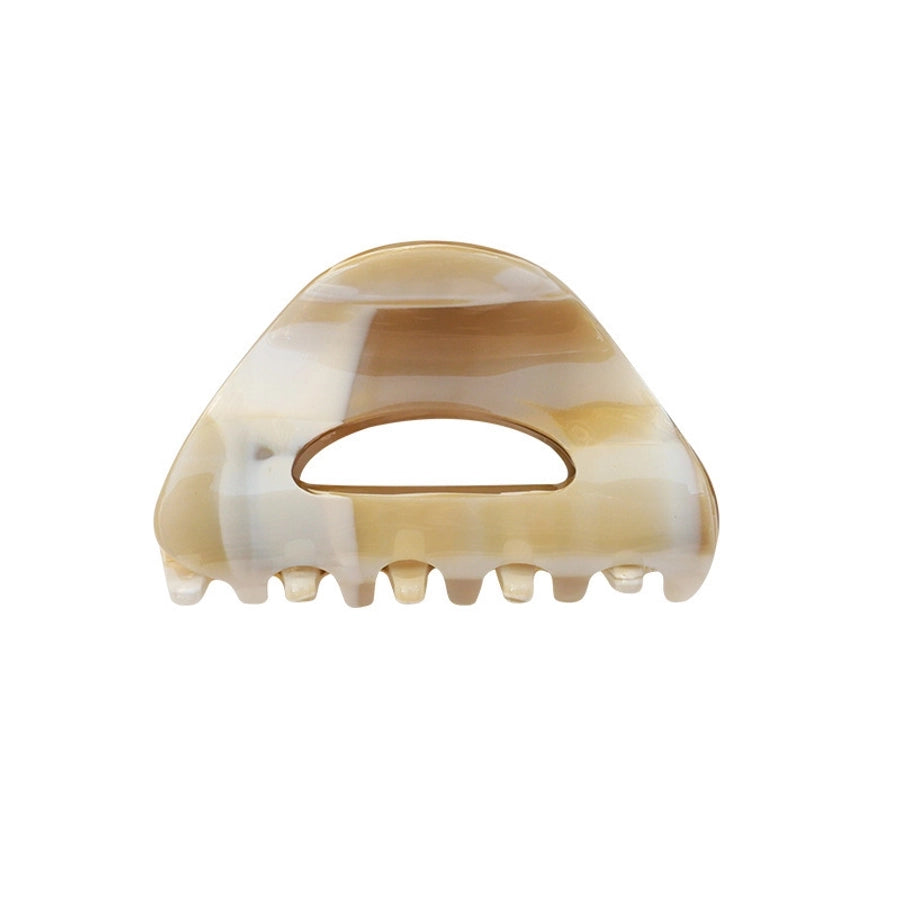 fashion tortoiseshell hollow semicircle hair clip simple hairpin