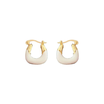 1 Pair Basic U Shape Plating Copper Earrings