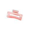 fashion solid color plastic resin hair claws 1 piece
