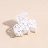 fashion marble acetic acid sheets handmade hair claws 1 piece