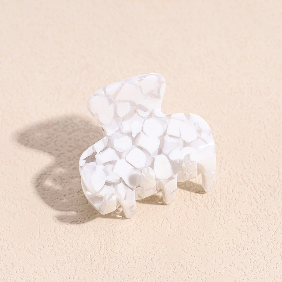 fashion marble acetic acid sheets handmade hair claws 1 piece