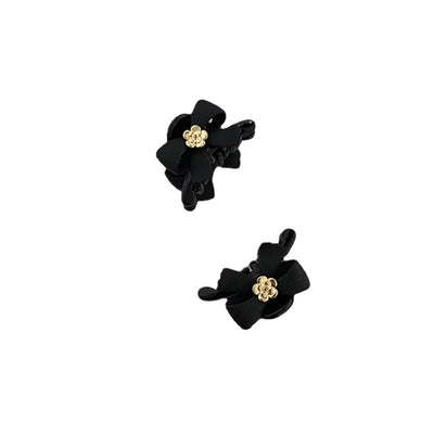 Women's Sweet Simple Style Flower Bow Knot Plastic Hair Claws