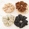 fashion polka dots cloth hair tie 1 piece