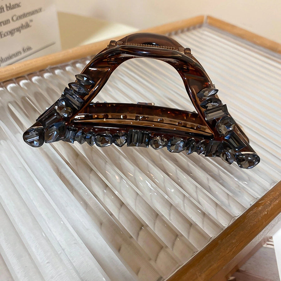 Women's IG Style Simple Style Triangle Arylic Inlay Rhinestones Hair Claws