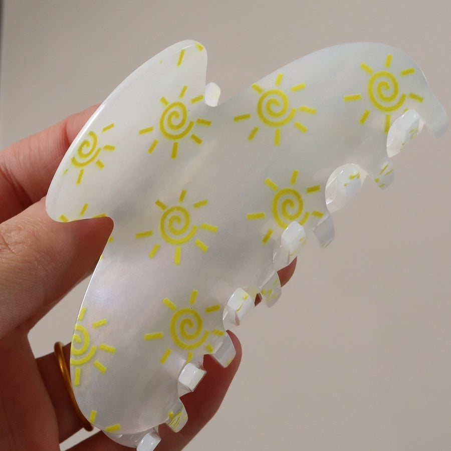 Women's Casual Simple Style Floral Acetic acid sheets Hair Claws