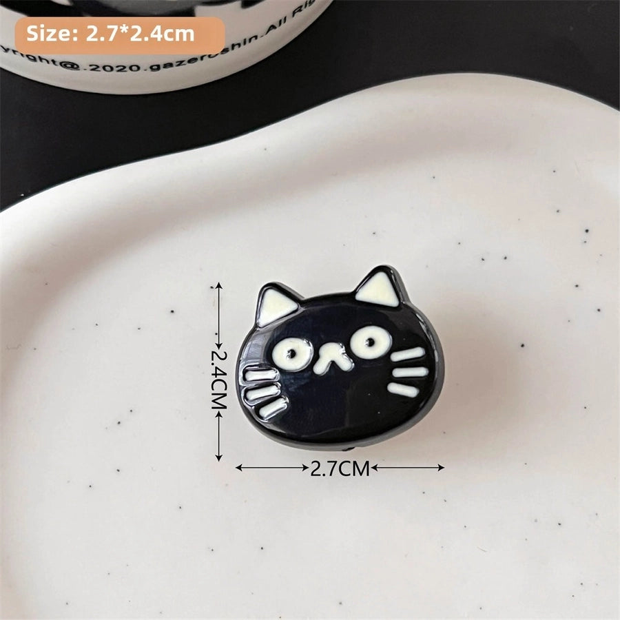 Candy Color Snapper Burned Hair Clip  Sweet Girl's Heart Cute Fish Bangs Clip Student  Hairpin Hair Accessories