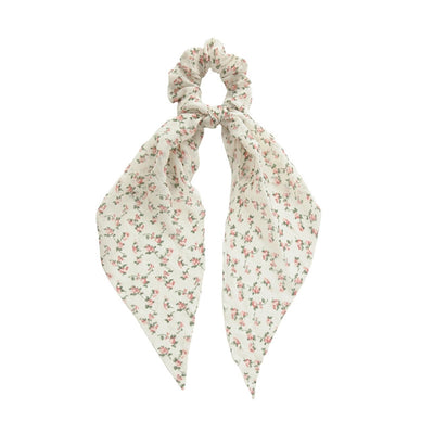 pastoral flower cloth hair tie
