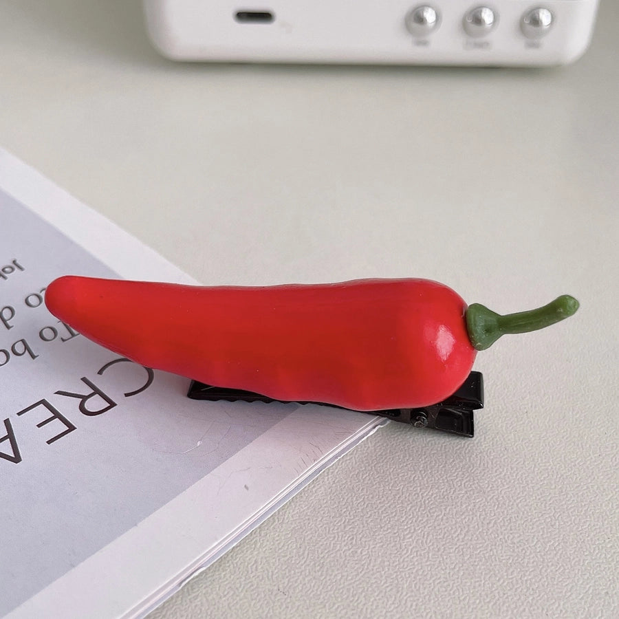 Women's Cute Fruit Vegetable Foam Hair Clip