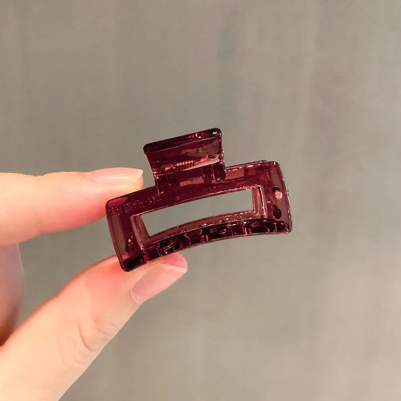 retro geometric transparent acrylic small catch clip wholesale nihaojewelry