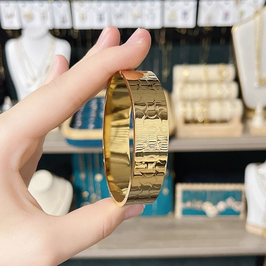 IG Style Simple Style Geometric 304 Stainless Steel  Bangle