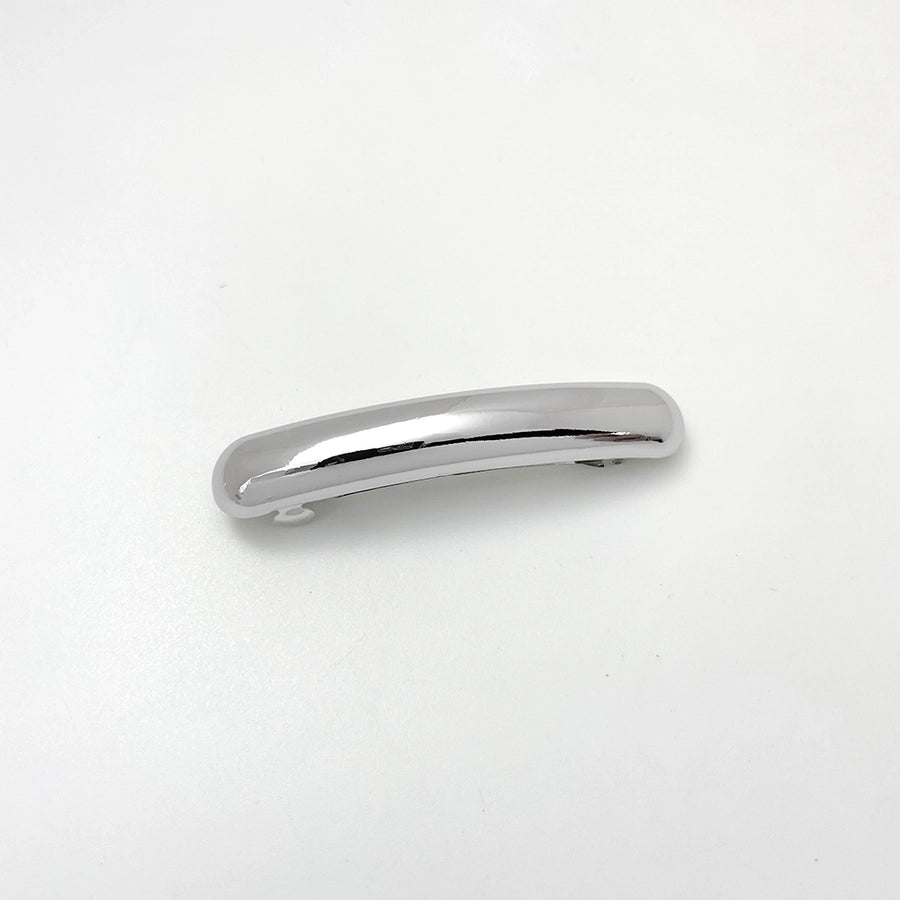 Women's Casual Solid Color Rectangle Alloy Hair Clip