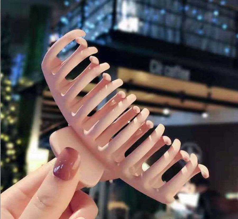 fashion geometric resin stoving varnish hair claws 1 piece