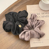 High-grade high-quality satin large intestine hair ring temperament fat intestine ring Korean style hair rope simple head rope women's headdress