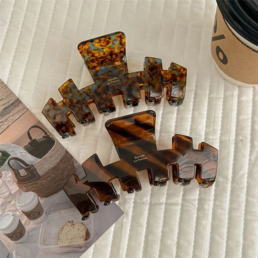 Women's Simple Style Classic Style Color Block Acetic acid sheets Hair Claws