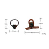 Women's Elegant Lady Simple Style Flower PS Acetic acid sheets Hair Tie Hair Claws