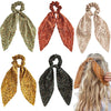 fashion ditsy floral cloth ribbon hair tie 1 piece