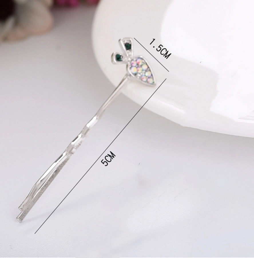 Women's Cute Basic Classic Style Heart Shape Fish Alloy Hair Clip