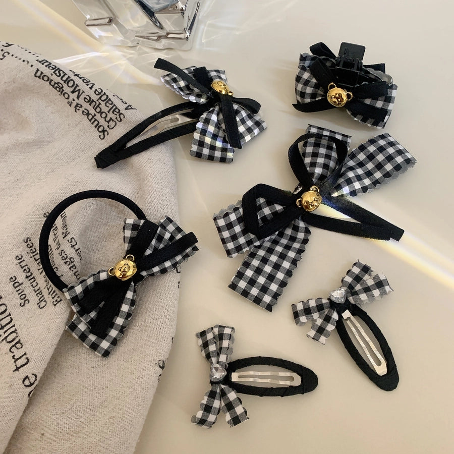 Women's Simple Style Classic Style Bow Knot Cloth Hair Clip Hair Tie Hair Claws