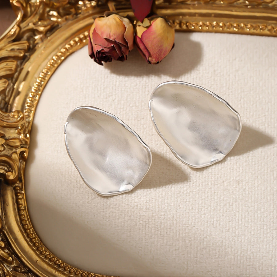 1 Pair Vacation Geometric Copper 18K Gold Plated Silver Plated Ear Studs