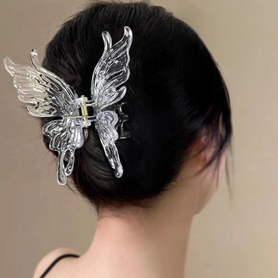 Women's IG Style Korean Style Butterfly Arylic Plating Hair Clip Hair Claws