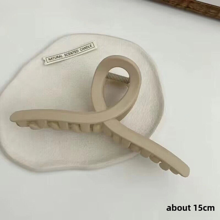 new 15CM oversized frosted hair clip female shark clip high-grade hair volume multi-head updo hair clip