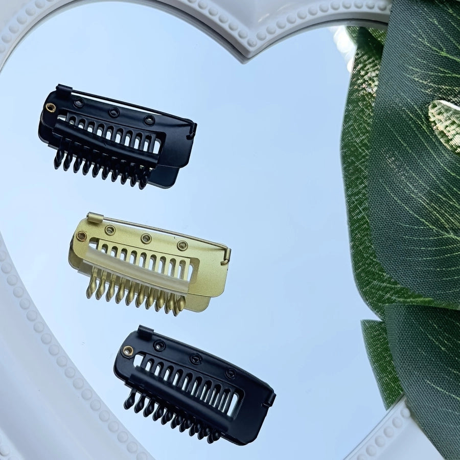 hot sale stainless steel Chunni clip + brooch hat clip wig hair piece stainless steel elastic BB clip