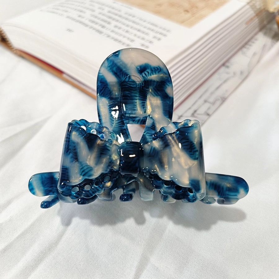 Women's Casual Simple Style Streetwear Geometric Bow Knot Acetic acid sheets Handmade Hair Claws