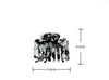 Women's Simple Style Classic Style Irregular Acetic acid sheets Hair Claws