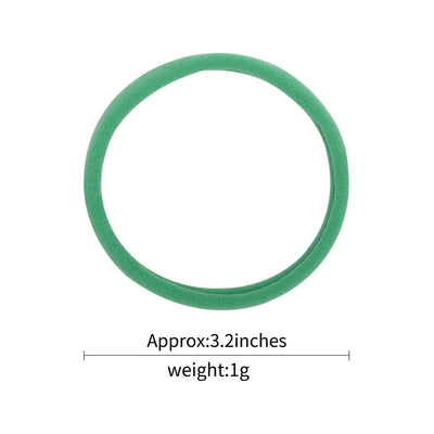 fashion solid color nylon hair tie 1 piece