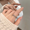 Copper Flower Butterfly Open Rings