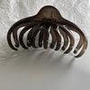 simple style solid color plastic resin hair claws