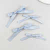 Ballet Girl French Style Pure Desire Bow Ribbon Hairpin Super Fairy Ins Back of Head Hairpin Double Ponytail Hair Accessories