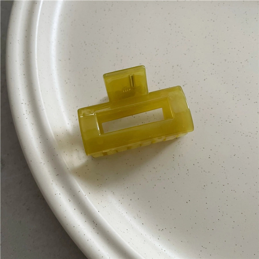 simple style geometric acetic acid sheets hair claws