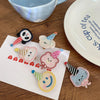 Women's Simple Style Classic Style Color Block Arylic Patchwork Hair Clip