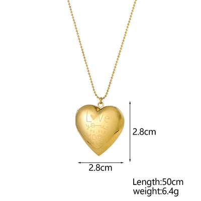 Jewelry Simple Style Geometric 304 Stainless Steel 18K Gold Plated Multi Charms Necklace