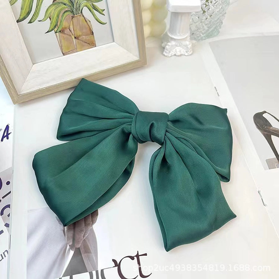 korean style bow knot cloth hair clip hair tie 1 piece