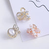 Women's Princess Sweet Rabbit Bow Knot Artificial Pearl Alloy Rhinestone Inlay Artificial Pearls Rhinestones Hair Claws