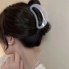 Unisex Simple Style Artistic Solid Color Plastic Hollow Out Hair Clip