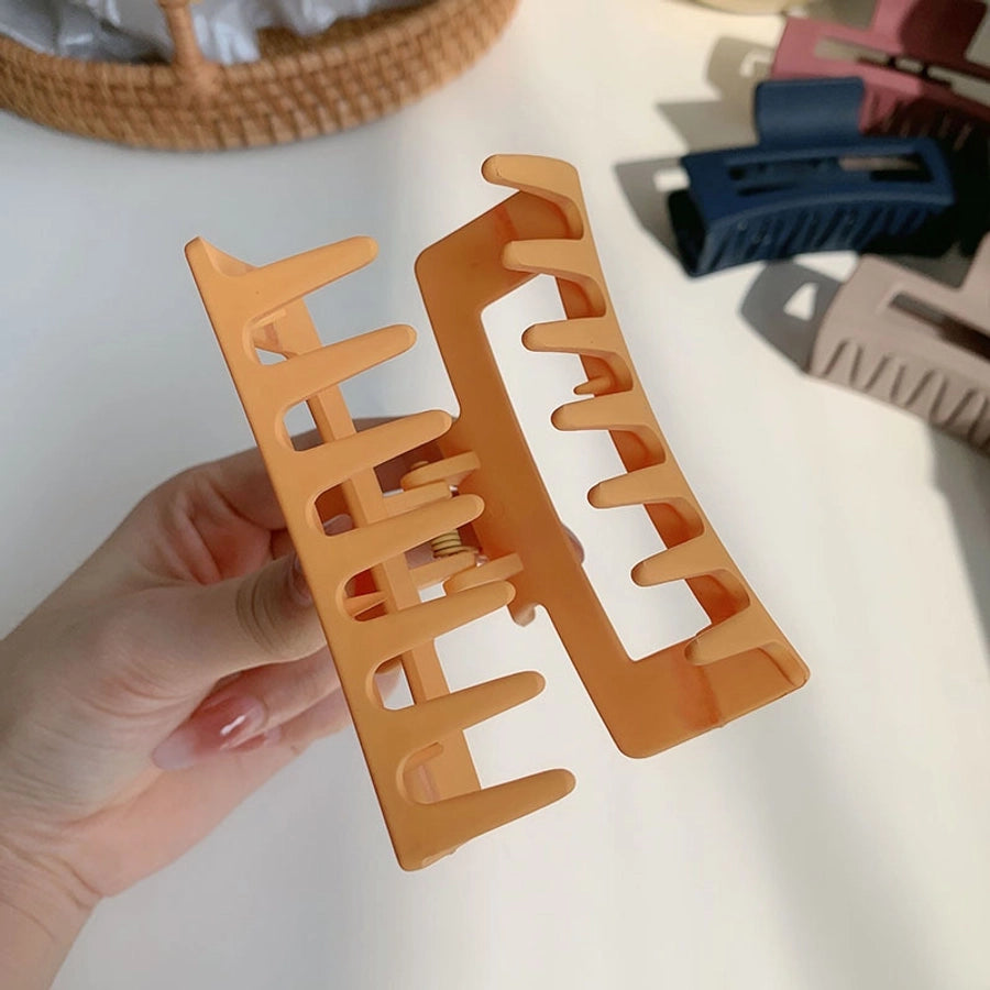 fashion geometric resin stoving varnish hair claws 1 piece