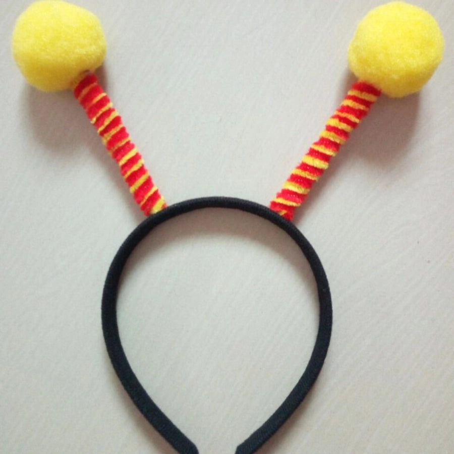 Ant Bee Caterpillar Animal Headband Six-One Game Performance Headwear Fur Ball Headwear Hair Band Hair Card