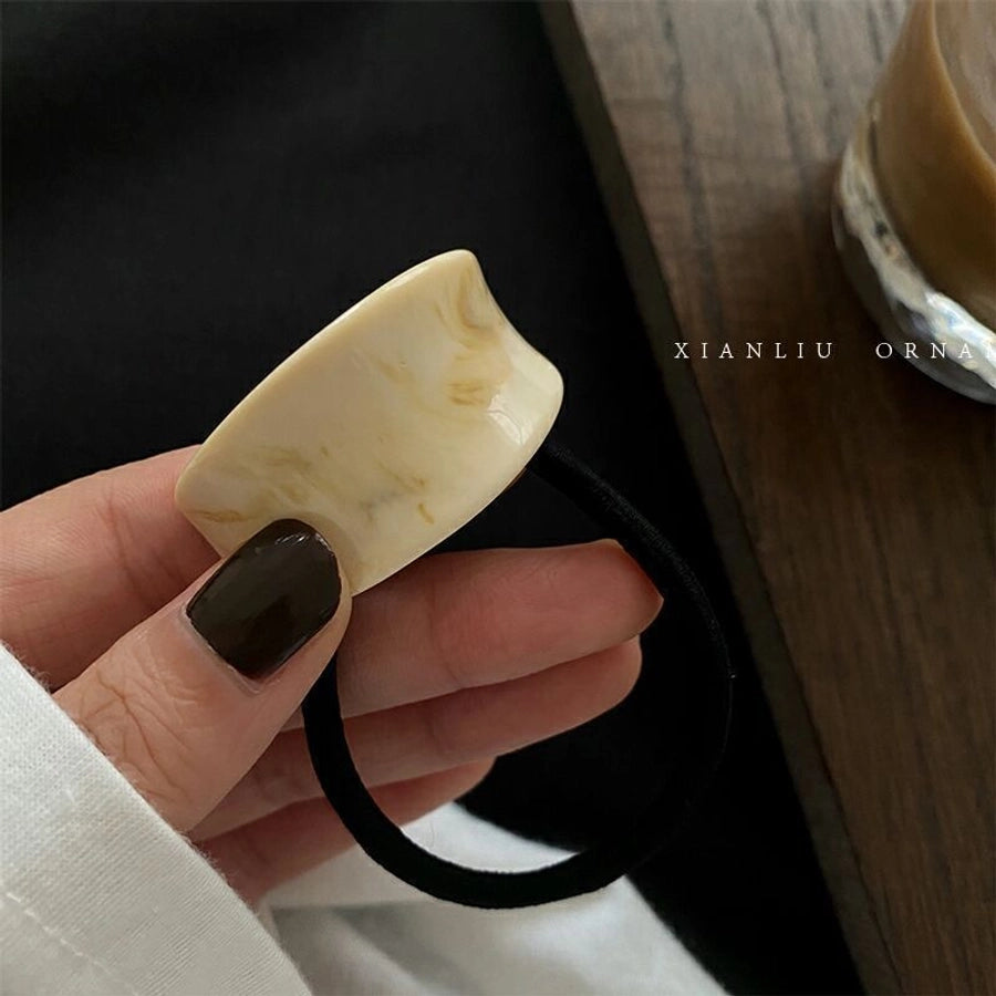 Women's Simple Style U Shape Nylon Resin Acetic acid sheets Hair Tie