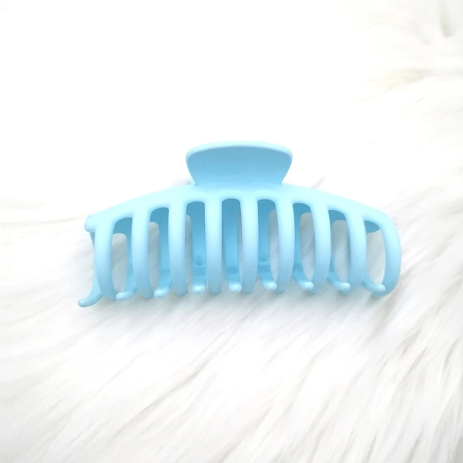 Women's Basic Solid Color Resin Hair Claws
